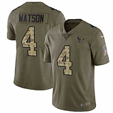 Nike Texans 4 Deshaun Watson Olive Camo Salute To Service Limited Jersey Dzhi,baseball caps,new era cap wholesale,wholesale hats